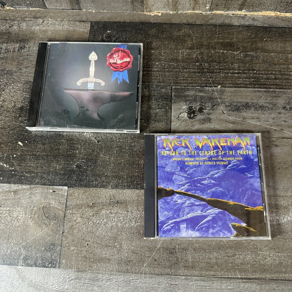 Rick Wakeman - Myths and Legends‎ of King Arthur & Return to Centre Earth Cd Lot